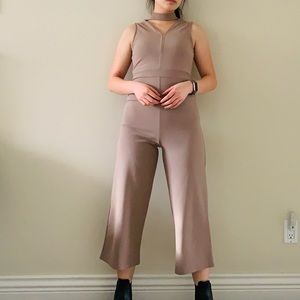 👚 3/$40 Tan Jumpsuit